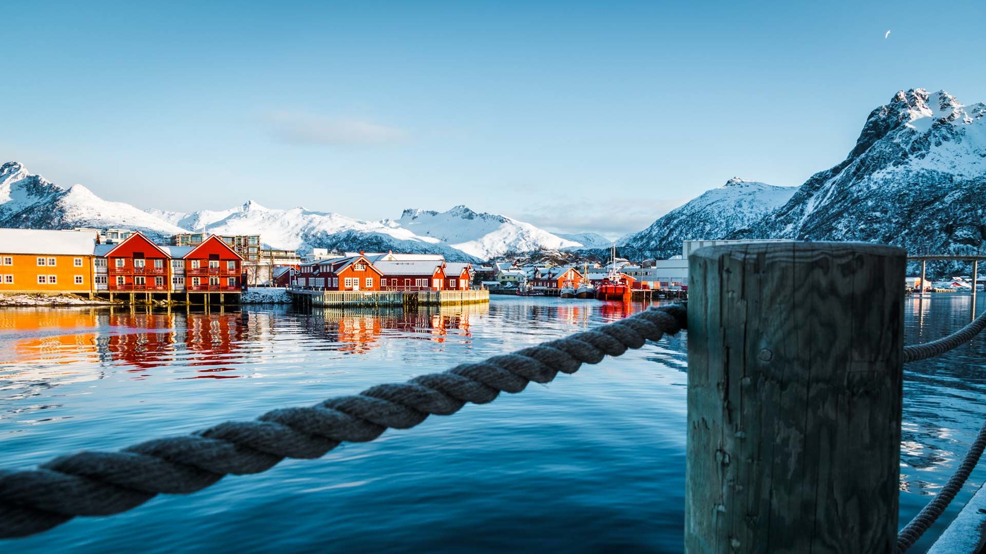 Unterkunft Auf Den Lofoten In Svolvaer Fuer Die Skitourenreise